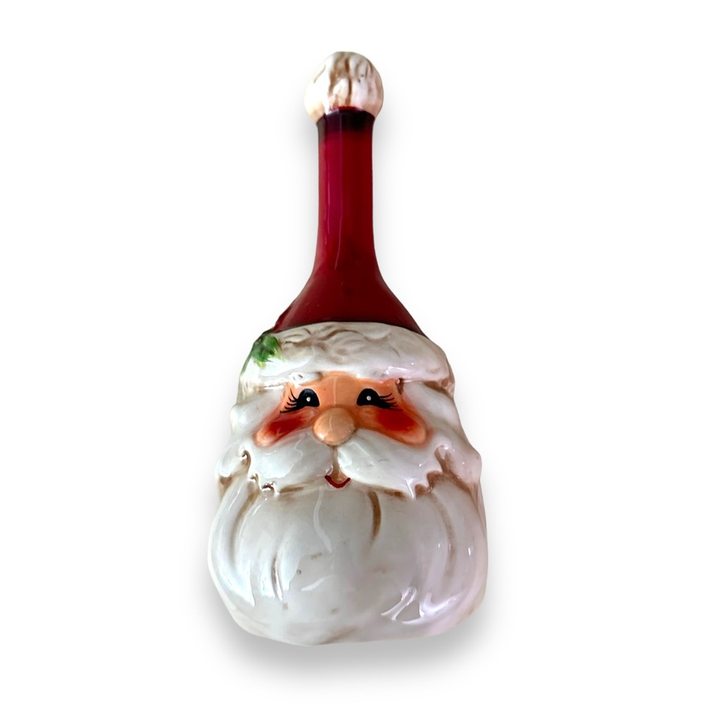 Ceramic Santa bell